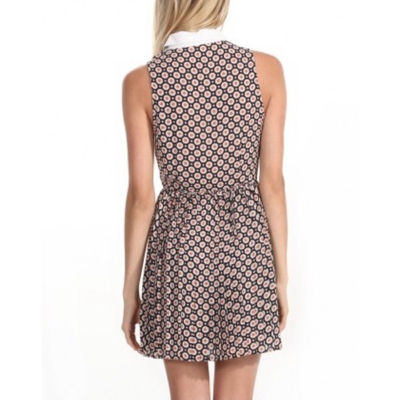 Maison Jules Printed Pleaded Buttons Down Dress S - Picture 4 of 16